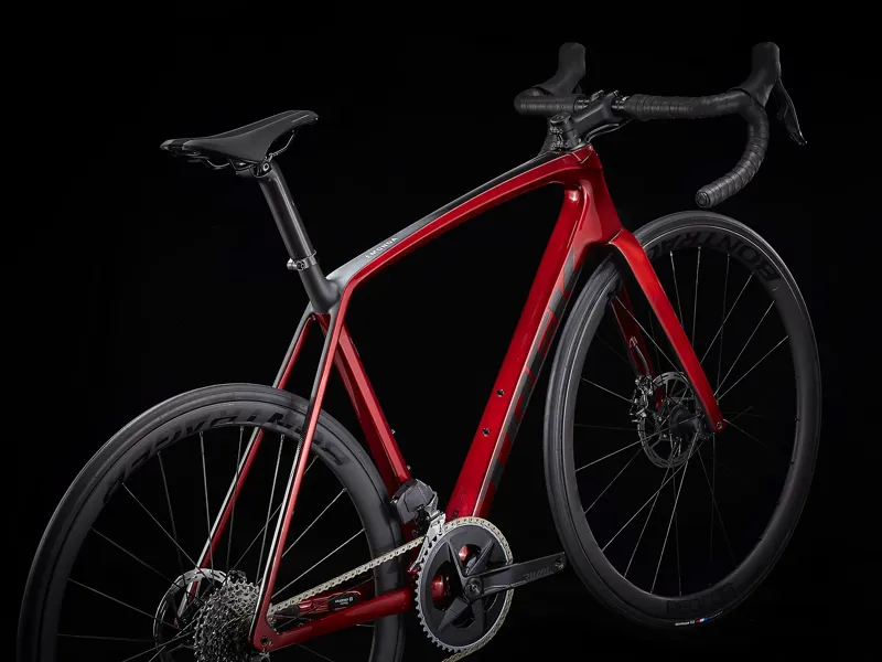 TREK Emonda SL 6 AXS Road Bike in Crimson and Trek Black-1